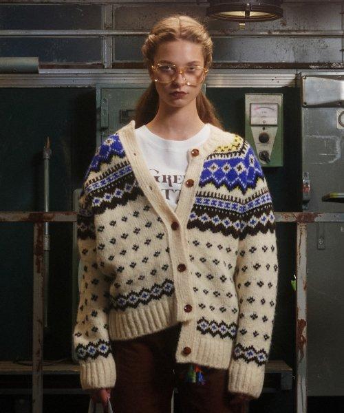 Bohemian nordic cardigan (butter)