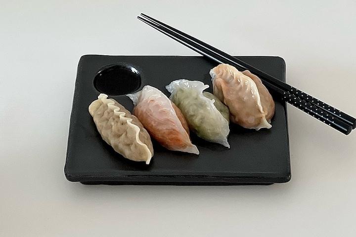 Black Pick plate / 사각 플레이트 만두접시 소스그릇 초밥그릇