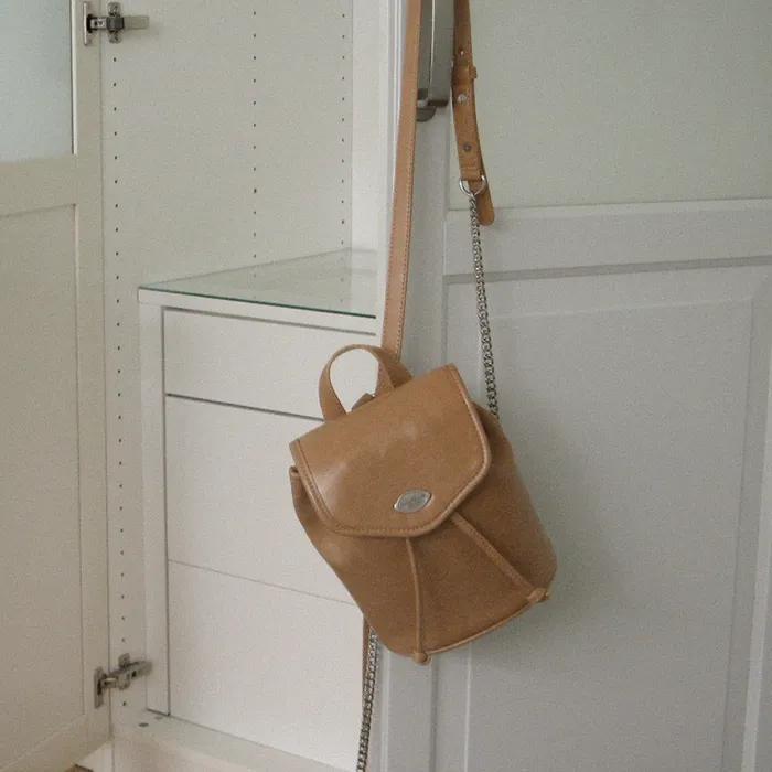 Mini Fle Backpack - Caramel