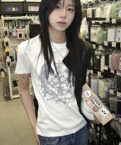 Cross Wing Half Top (White)