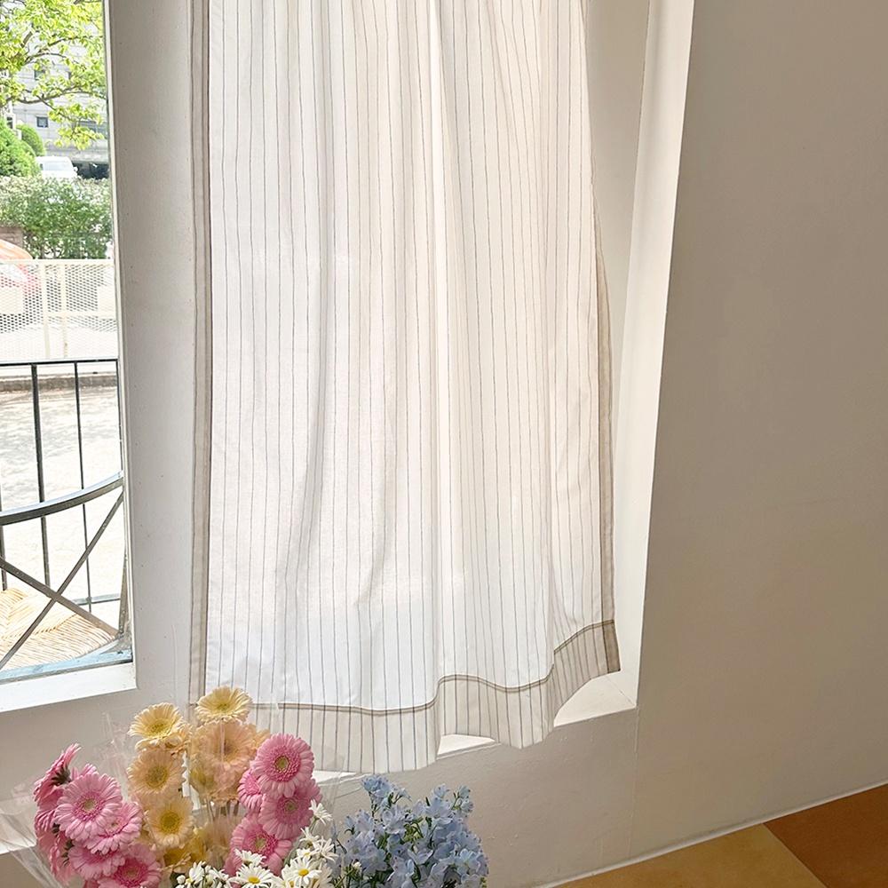 베르블루 스트라이프 커튼