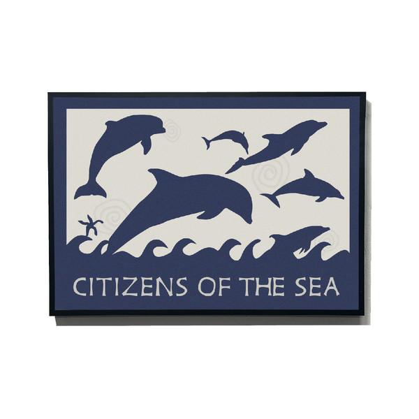 [FRAME] POSTER (DOLPHIN)