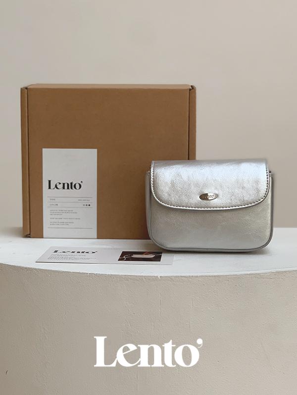 슬로우앤드 [오늘드림🚚/1만개돌파!] #LENTO. Boil mini bag - 6 color  *체인추가가능