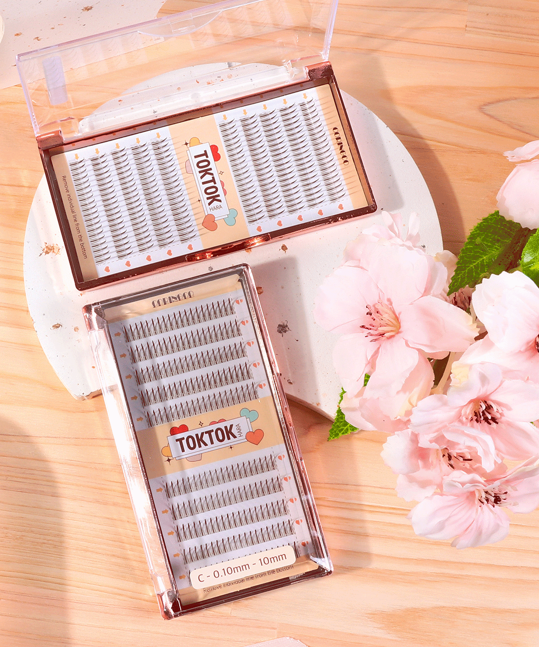 톡톡하라 필터속눈썹 브라운 200pcs