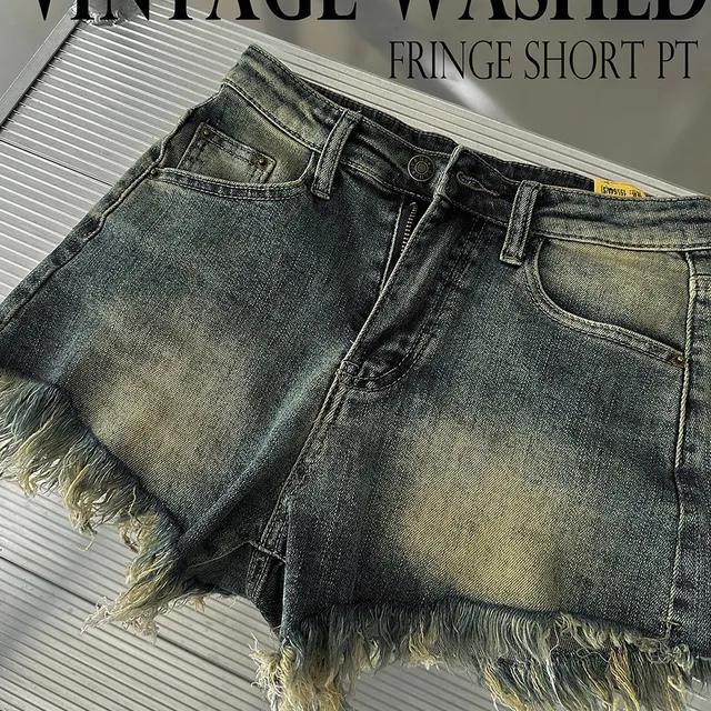 Vintage fringe short pt