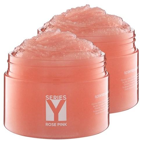 시리즈와이 씬티드 사우나 스팀 솔트 바디 스크럽 로즈 핑크, 450g, 2개 - 바디스크럽 | 쿠팡