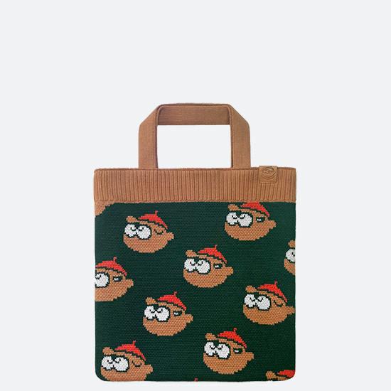 Otter Komu Knit Bag (Forest Green)