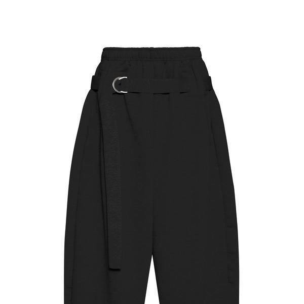 MJD X KOIN SEOUL BELTED HEAVY SWEAT BAGGY PANTS BLACK