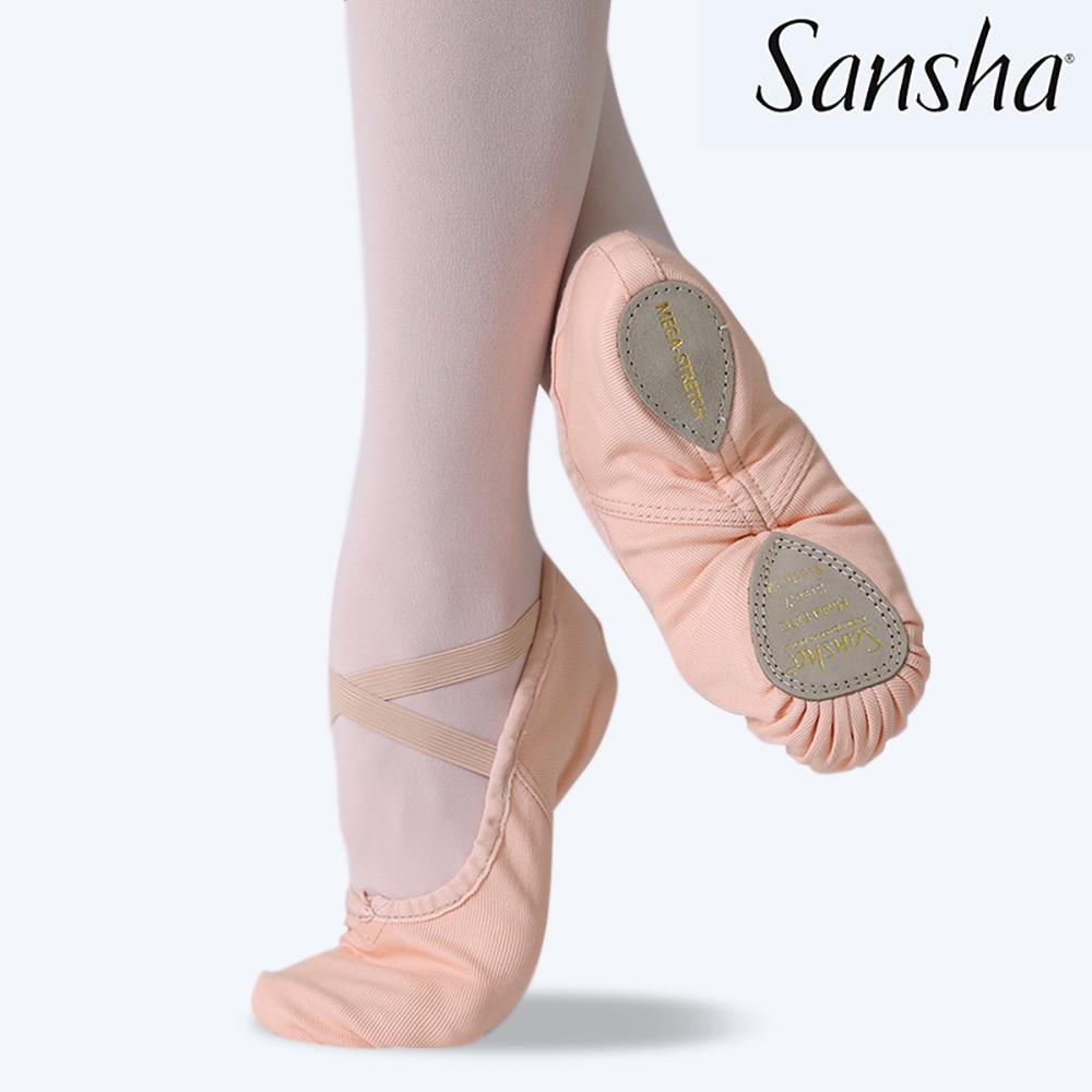 발롱 822C 수입 산샤 성인 캔버스 발레슈즈