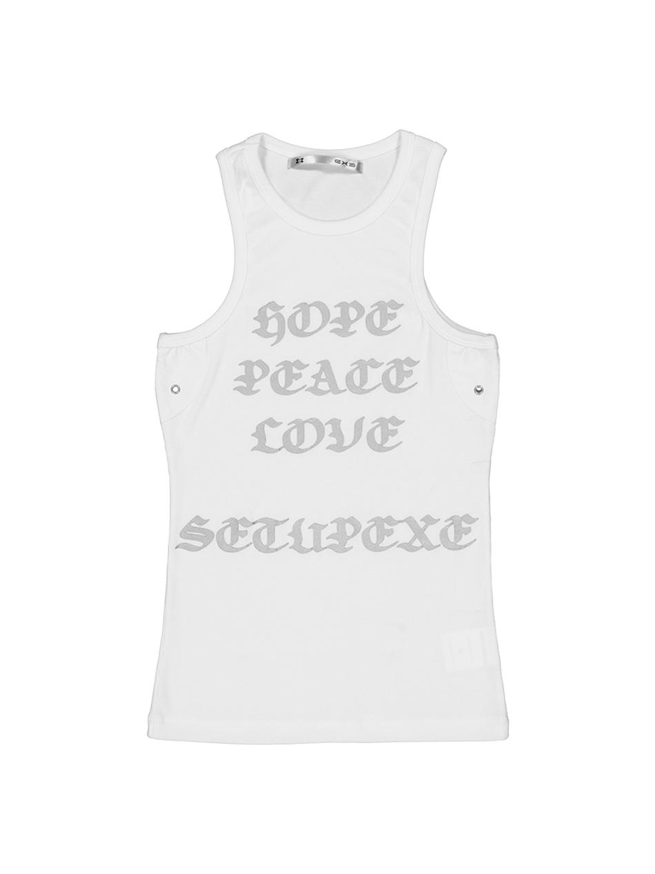 [2nd Reorder] HOPE / PEACE / LOVE SL / WHITE