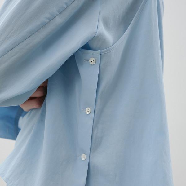 SHEER SETUP SHIRTS _ BLUE