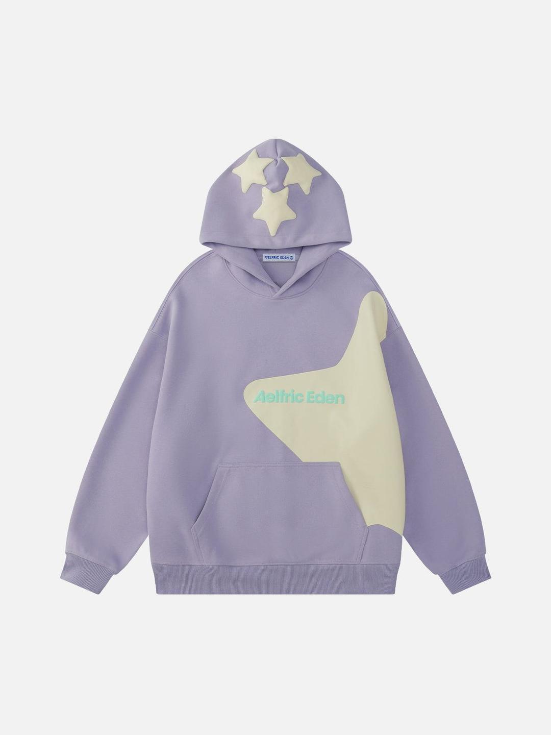 Aelfric Eden Incomplete Eden Star Hoodie - Purple / XS