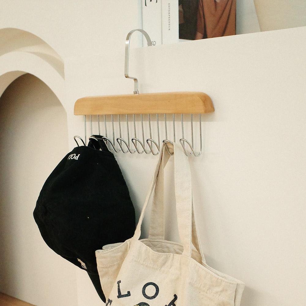 마니 가방 에코백 모자 소품 걸이 옷장 정리 후크 행거