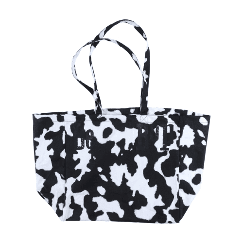 Be Bop Canvas Tote Bag Cow