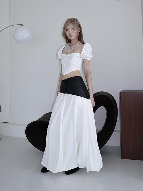 MAXI BALLOON SKIRT, 2color