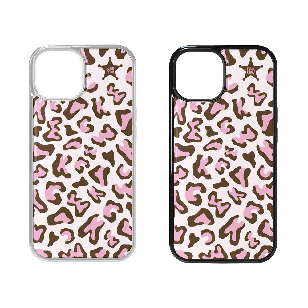 PKCW leopard phonecase (baby-pink)