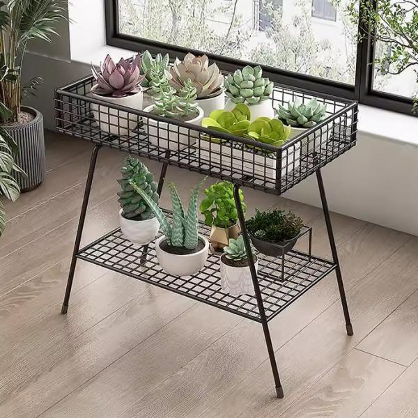 화분 트롤리 철제 이동식 스탠트 선반 화분대