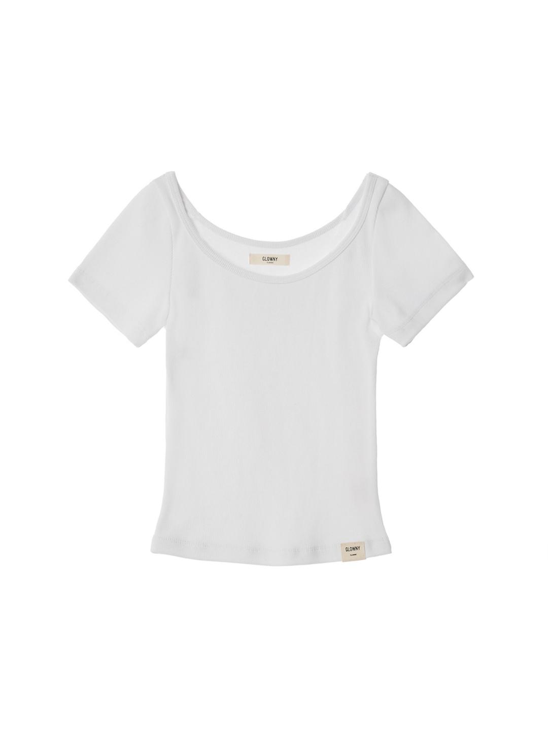 G CLASSIC RIB TEE (WHITE)
