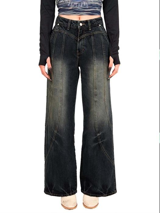 Domingo Wave Wide Jeans