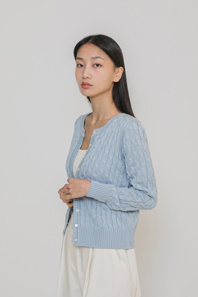 OUNCE 온스 마론 케이블 가디건 maron cable cardigan (당일배송)