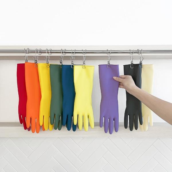 [NEW 사이즈 출시 / 1년 패키지] 컬러 고무장갑 12켤레 골라담기 (9컬러 / 팔목, 손목길이)