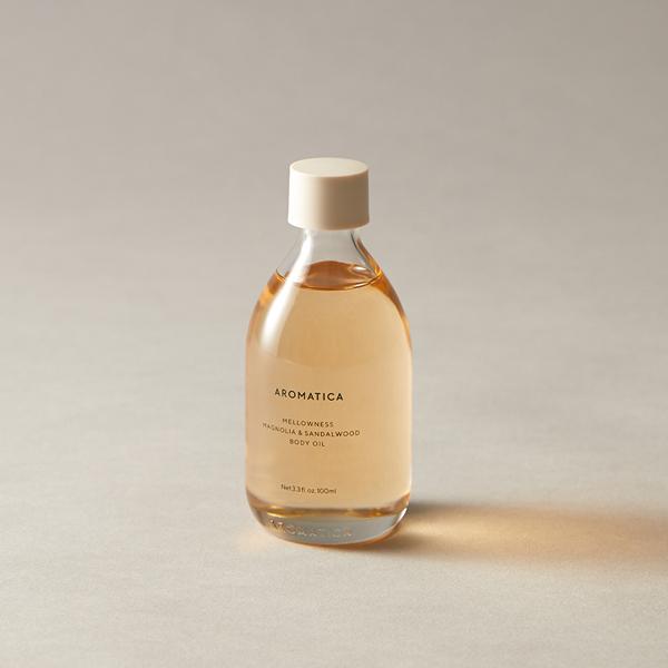 아로마티카 멜로우니스 바디오일 매그놀리아 & 샌달우드100ml