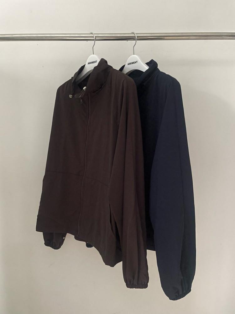 24SS amiment 아미먼트 호일 웜업 루즈핏 점퍼