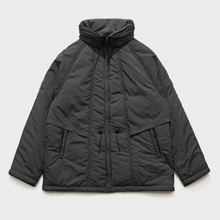 PADDED PARACHUTE JUMPER / CHARCOAL