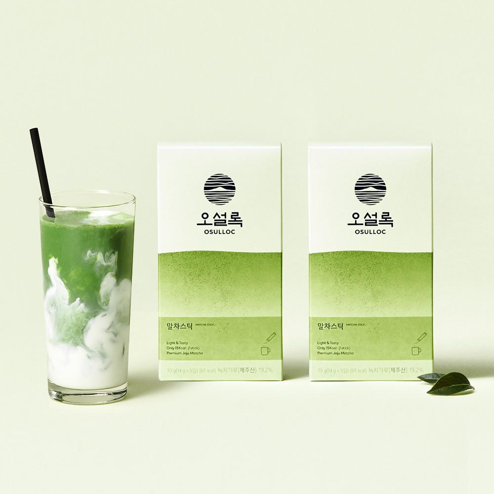 [본사직영]오설록 15kcal 말차스틱 2개 묶음