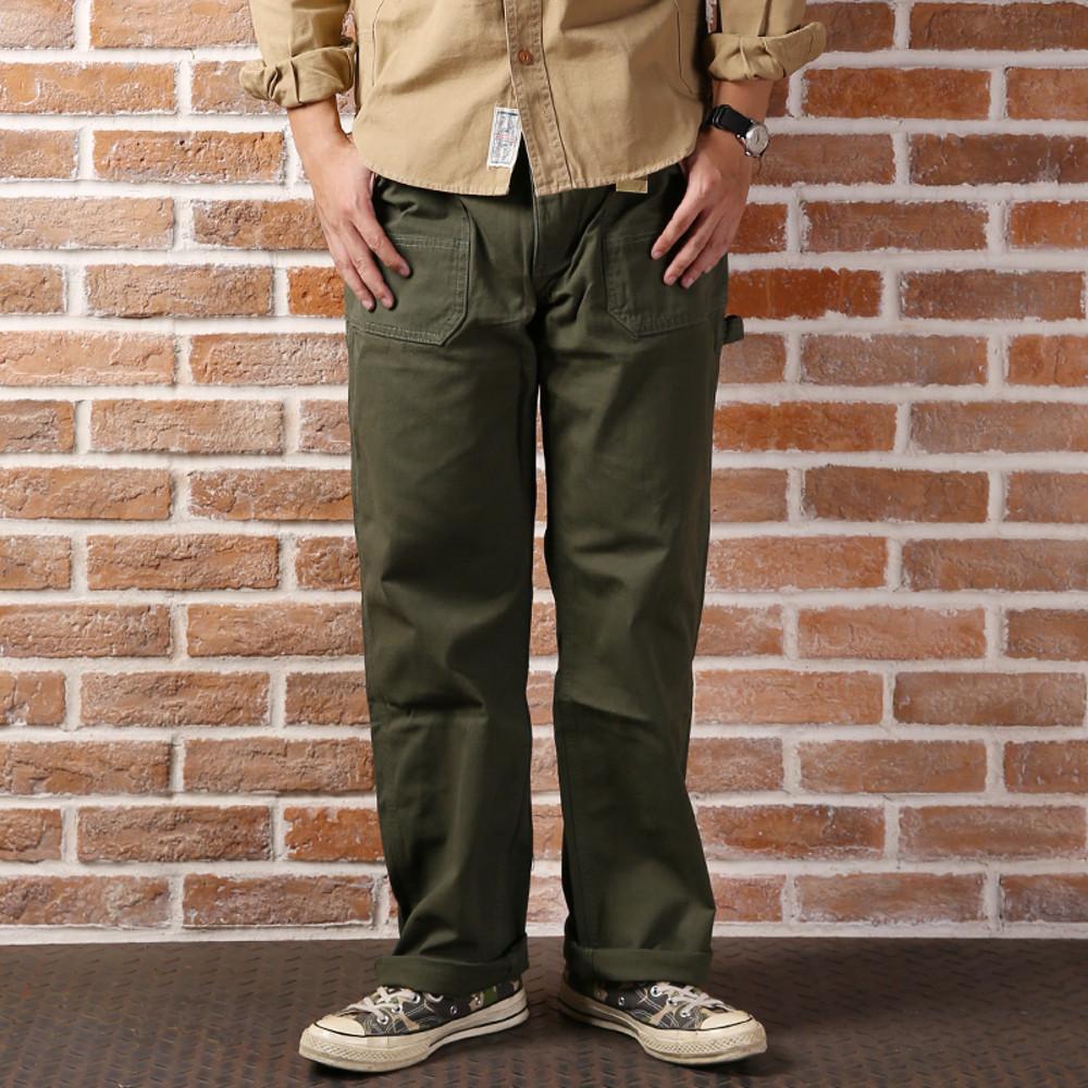 논스탁 NONSTOCK 퍼티그팬츠 치노팬츠 남자통큰바지 복각 아메카지 워크웨어룩 브론슨