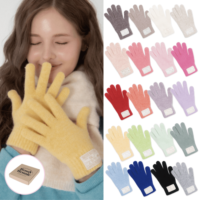 [선물포장] 래니래니 울 장갑 RENNY WOOL GLOVES 20종 택1 (+메시지카드증정)