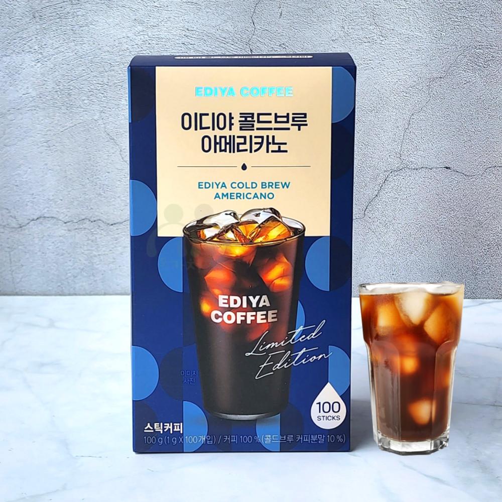 이디야 비니스트 콜드브루 아이스 아메리카노 이디아(스틱커피) 100T