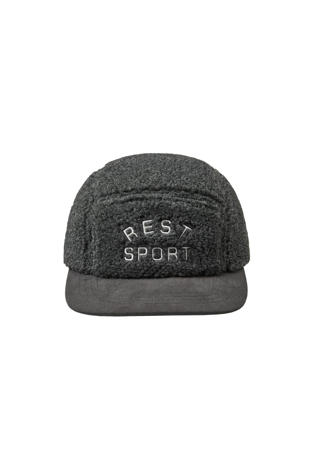 FLEECE CAMP CAP - CHARCOAL