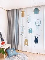 [키즈특가] 몬스터 커튼