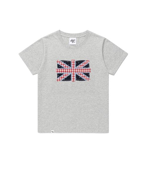 UNION JACK SS TEE GREY(CV2GMFT517A)