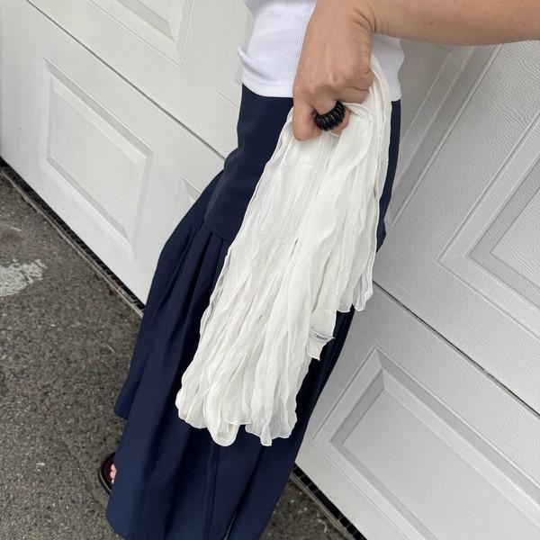 Soft Whipping Scarf - White