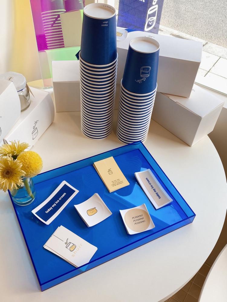 컬러 아크릴 트레이