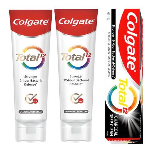 콜게이트 토탈 차콜 딥 클린 치약, 110g, 2개 - 치약 | 쿠팡