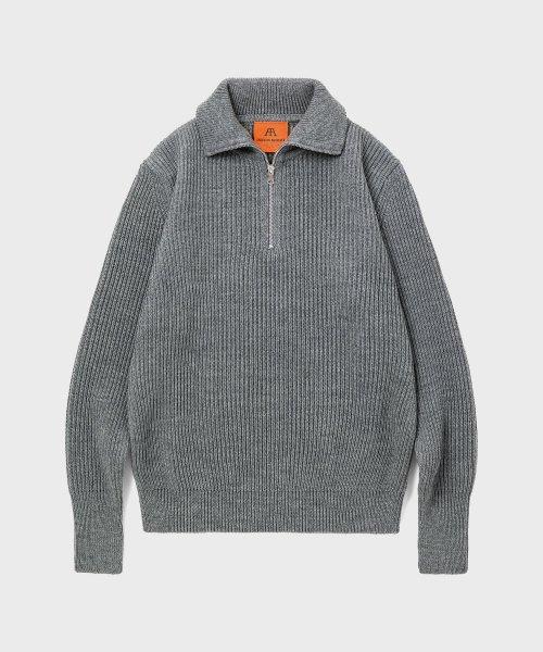 네이비 하프집업 Grey