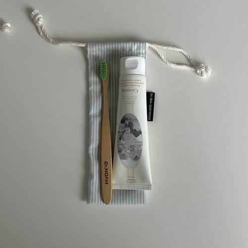 하늘 줄무늬 칫솔 케이스