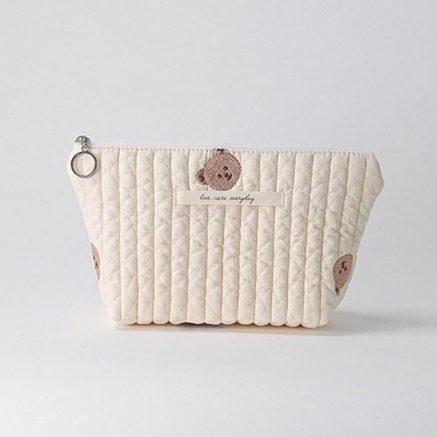 마롤로뜨 돗투돗 100수 누빔 화장품 파우치 - 파우치 | 쿠팡