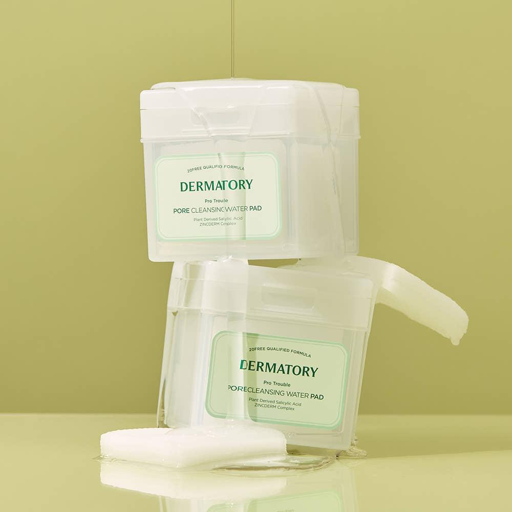 [2EA] 더마토리 프로 트러블 모공 클렌징 워터 패드 100매 기획 [70매+30매 추가증정]