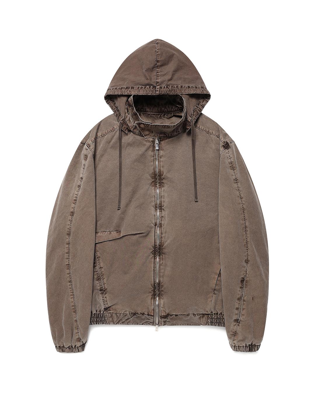 Side Tuck Jacket (Brown)