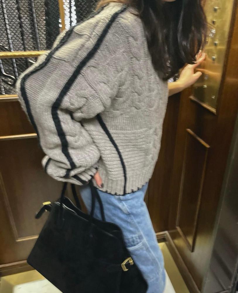 검정당일)에임홉메이크 일리너 니트 3color