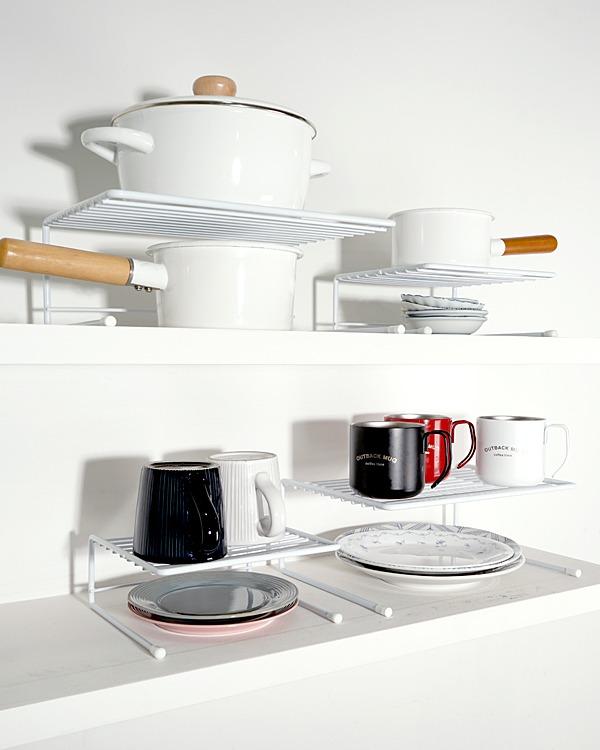 와이어 수납정리대 2P세트/ H3880