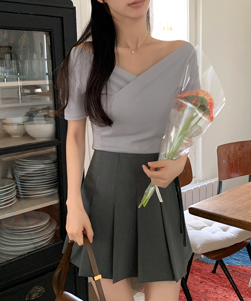 파스텔타임 🧊여름단독🧊평점4.8/1000장 돌파🏆랩 오프숄더 t(데이트룩/데일리룩/하객룩/소개팅룩)