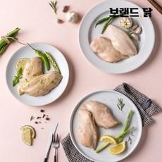 브랜드닭 스팀 닭가슴살 3종 혼합, 100g, 30개