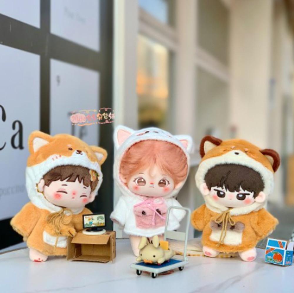 10cm 15cm 무속성 인형옷 강아지 케이프 아이돌 인형