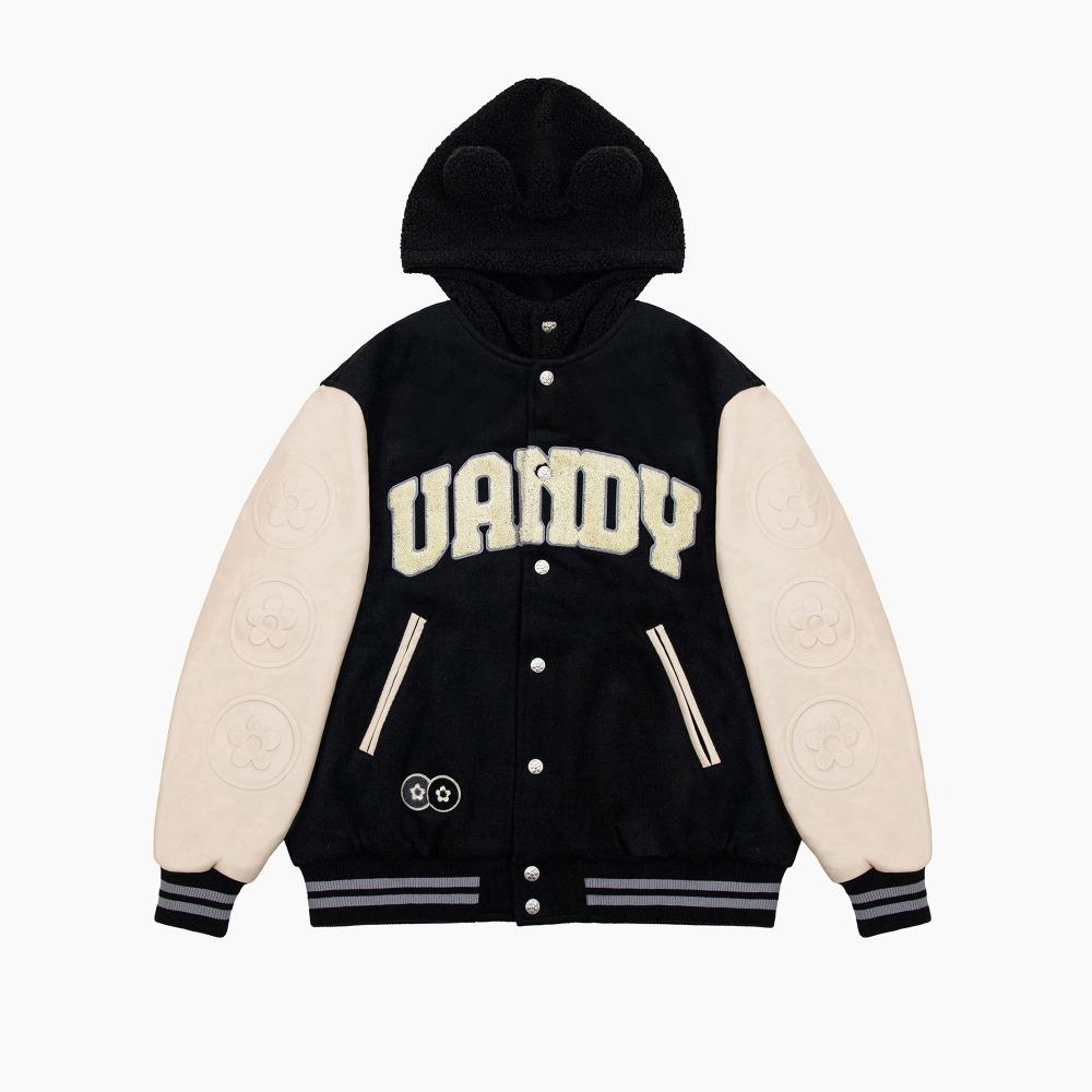 VANDY THE PINK Animal Varsity Jacket "Black\"