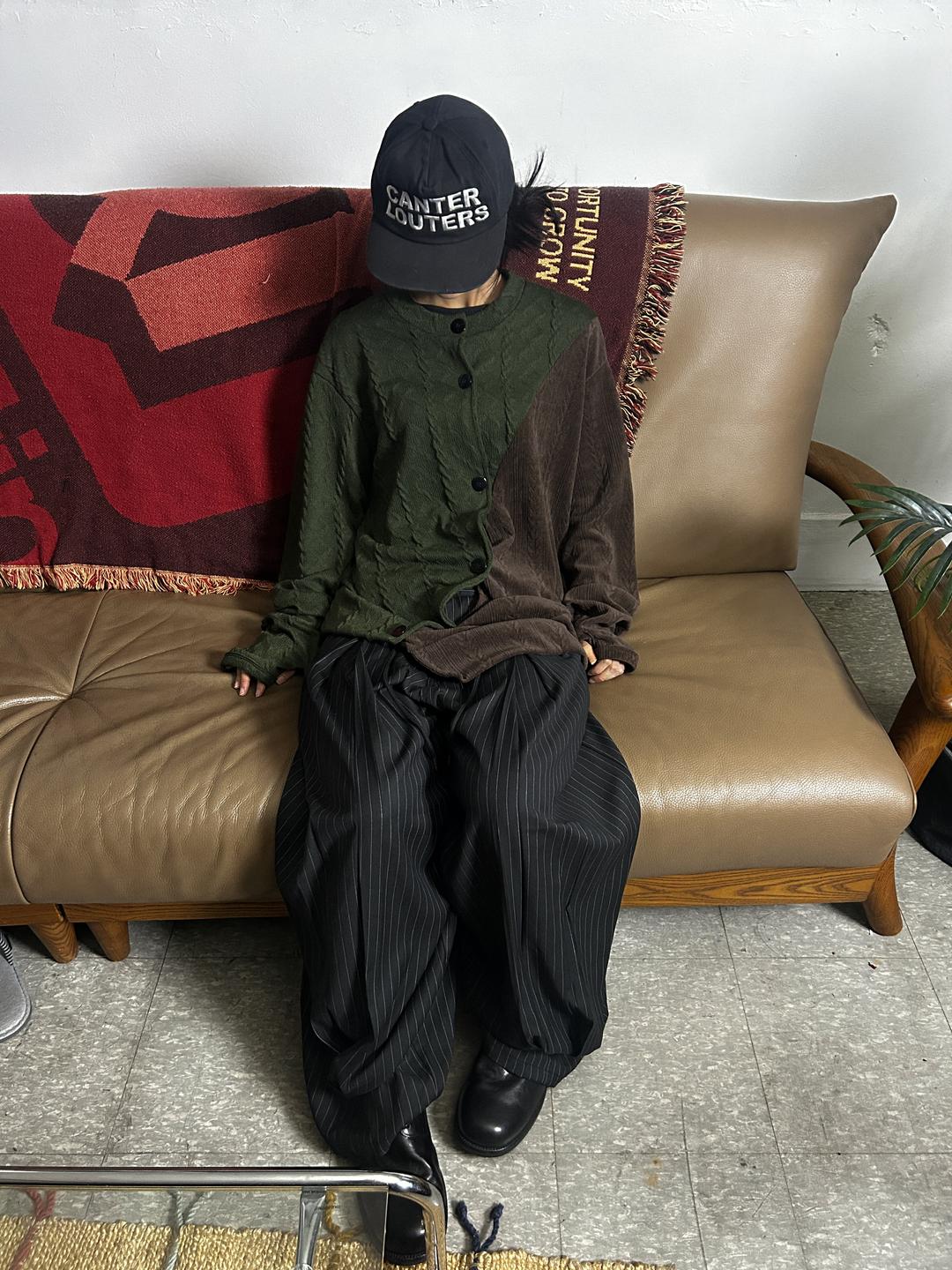 orbit twist color cardigan